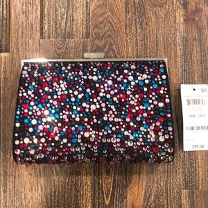 INC Loryy Clutch Multicolor One Size NWT